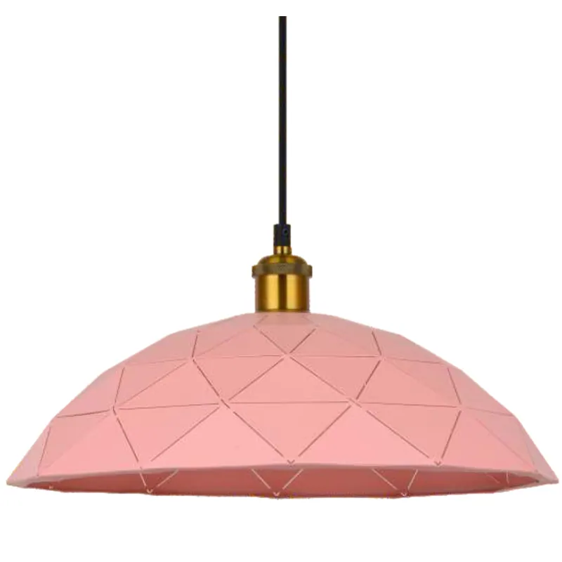 Cotton Candy Dreams Geometric Pendant Light