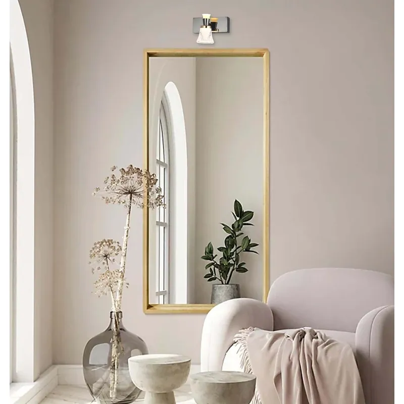 Crystal Bloom Modern LED Mirror Light