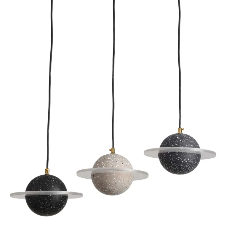 Dancing Planets Cluster Pendant Light