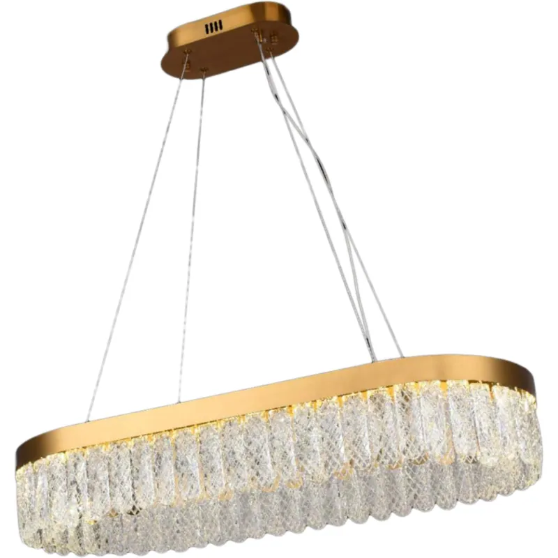 Gilded Elegance Crystal Chandelier