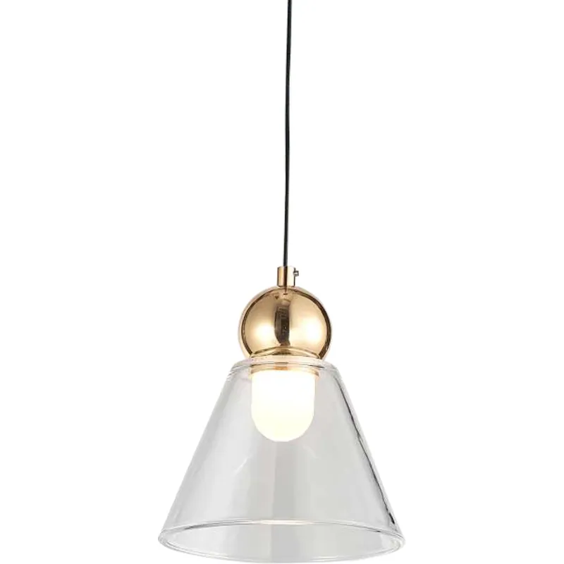 Glass Ember Pendant Light