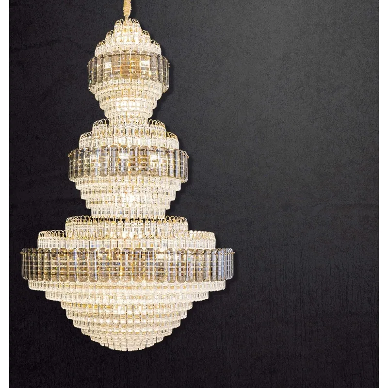 Gold Crystal Elegance Luxury Chandelier