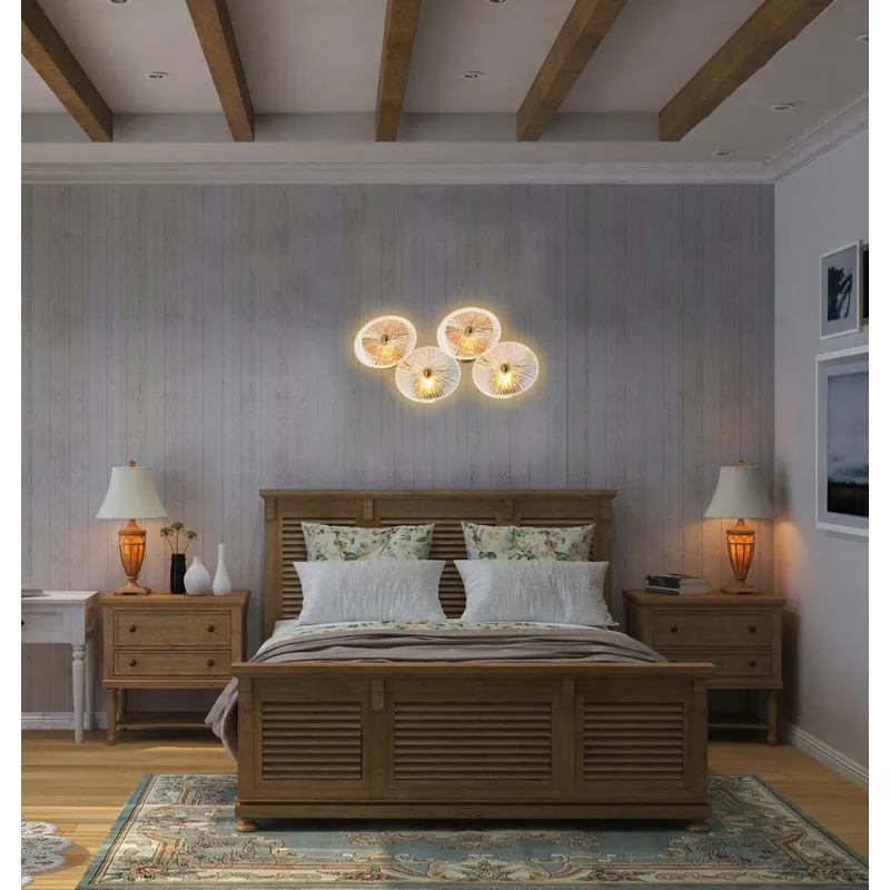 Gold Petal Wall Light