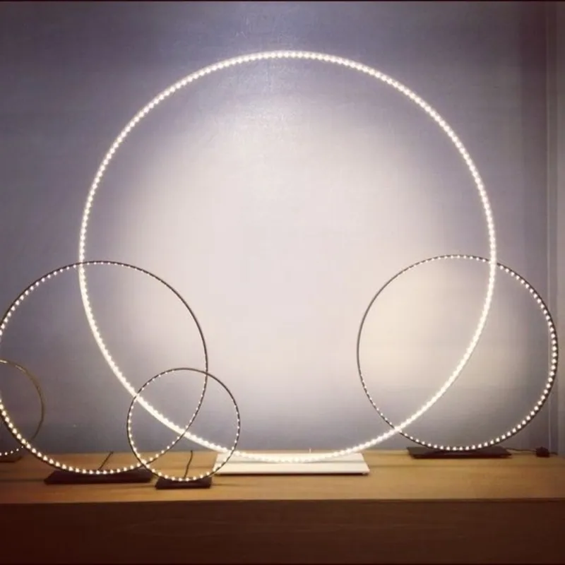 Golden Aura Modern Table Lamp