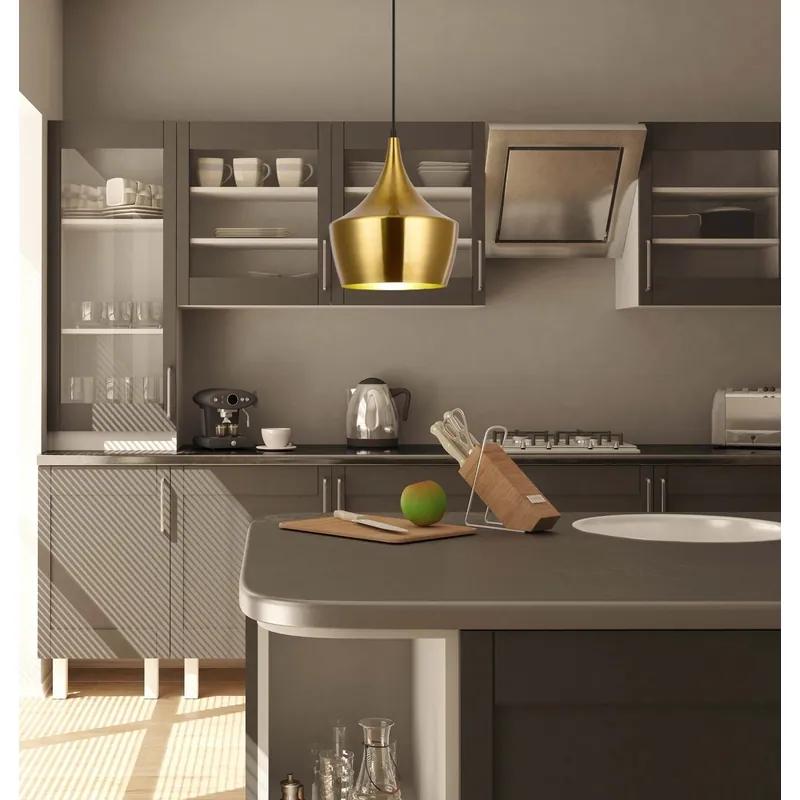 Golden Bell Toll Pendant Light