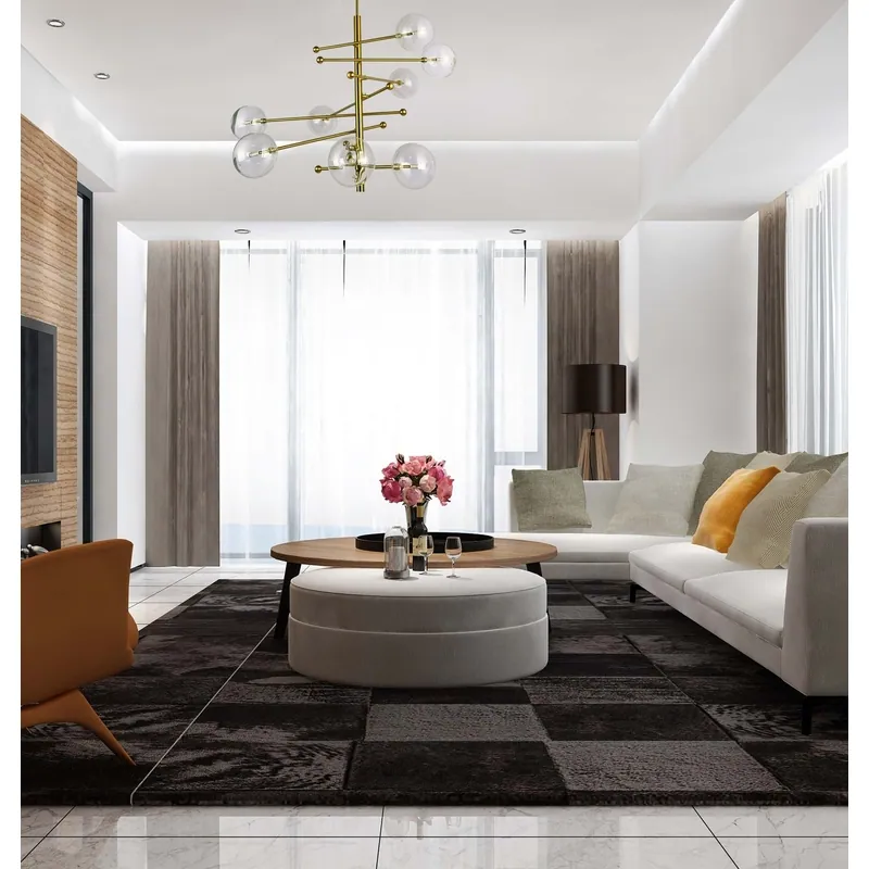 Golden Branch Nebula Chandelier
