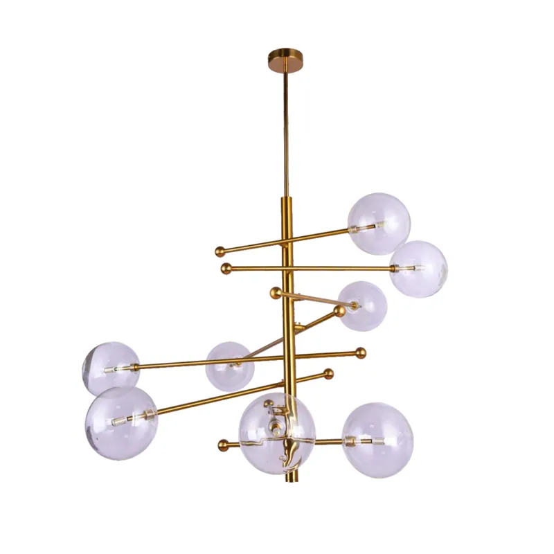 Golden Branch Nebula Chandelier
