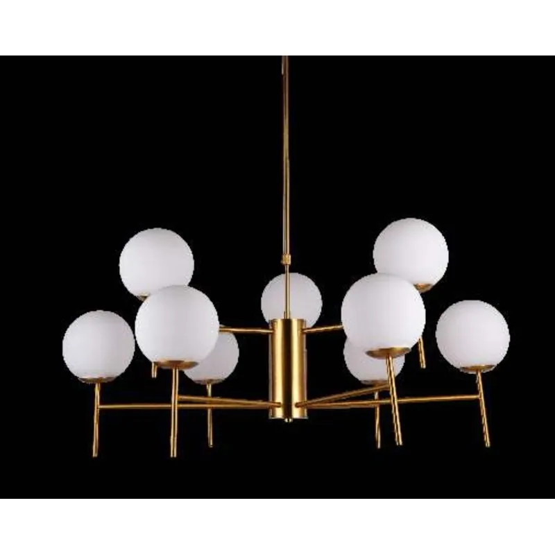 Golden Constellation Orb Chandelier