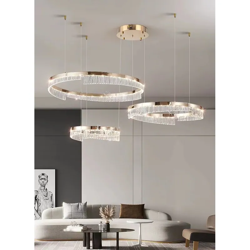 Golden Crown Crystal Chandelier (AL-051)