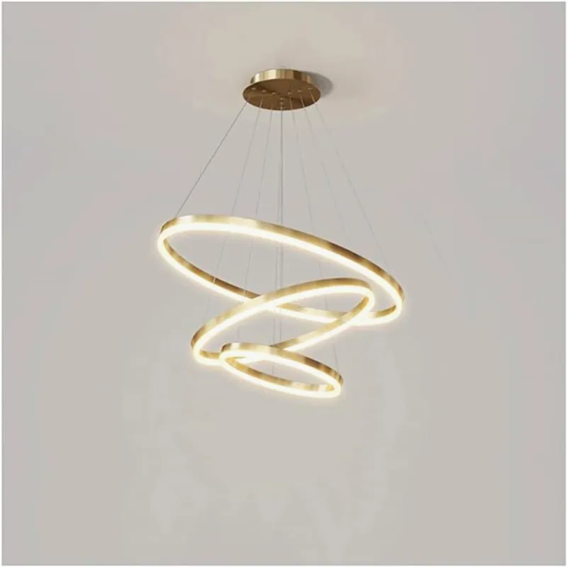 Golden Embrace Modern Chandelier