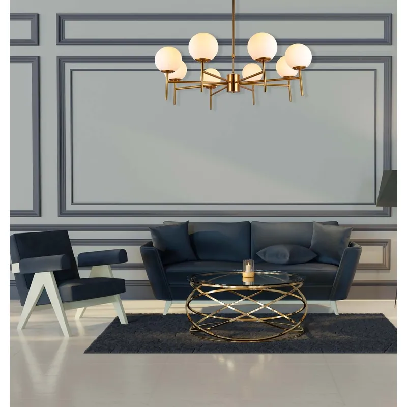 Golden Galaxy Bloom Chandelier