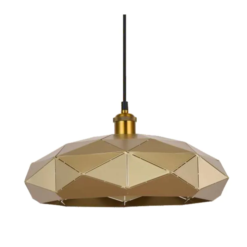 Golden Geode Bloom Pendant Light