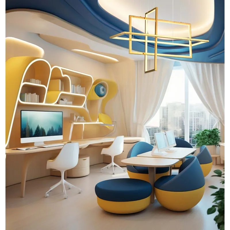 Golden Grid Constellation Cluster Pendant Light