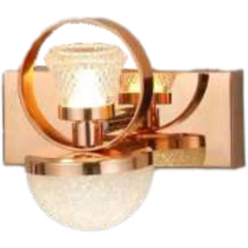 Golden Halo Orb 3-Color LED Mirror Light