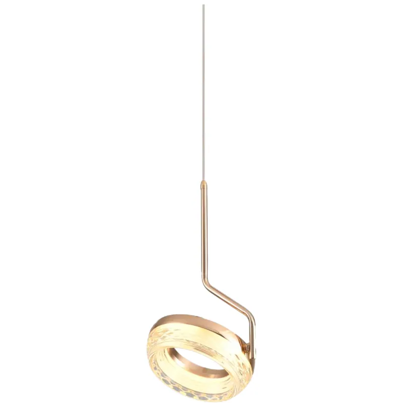 Golden Halo Ray Pendant Light