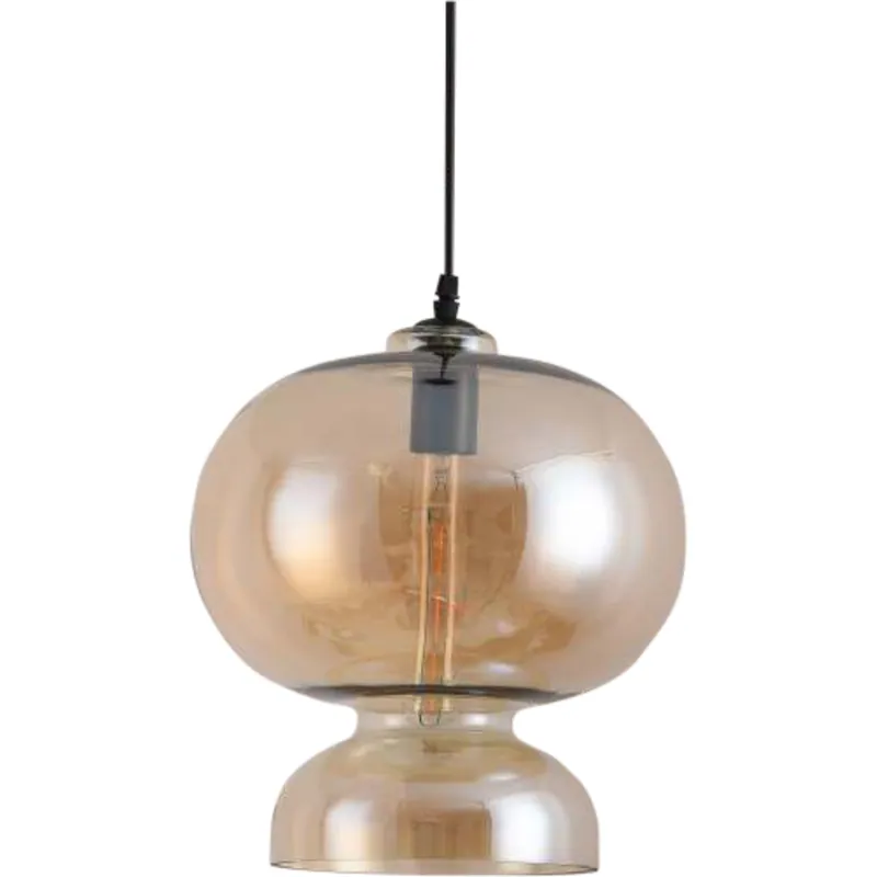 Golden Hour Orb Pendant Light