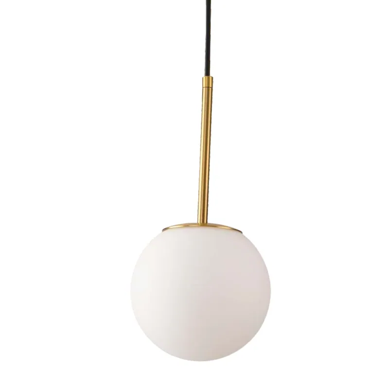 Golden Orb Brushed Gold Pendant Light