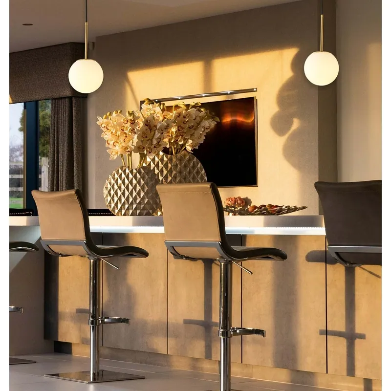 Golden Orb Pendant Light