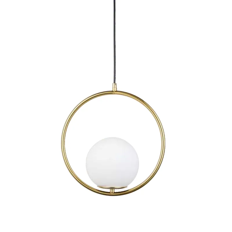 Golden Orbit Pendant Light
