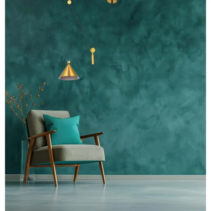 Golden Plume Adjustable Pendant Light
