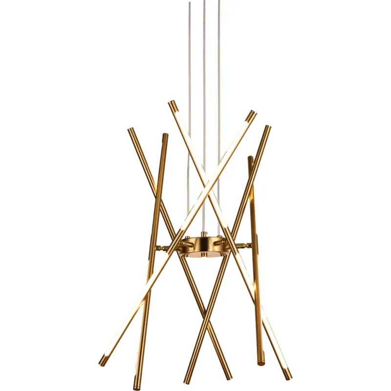 Golden Radiance Bloom Chandelier