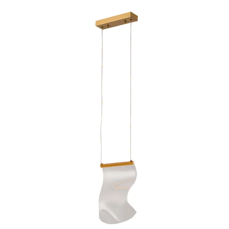 Golden Ribbon Pendant Light