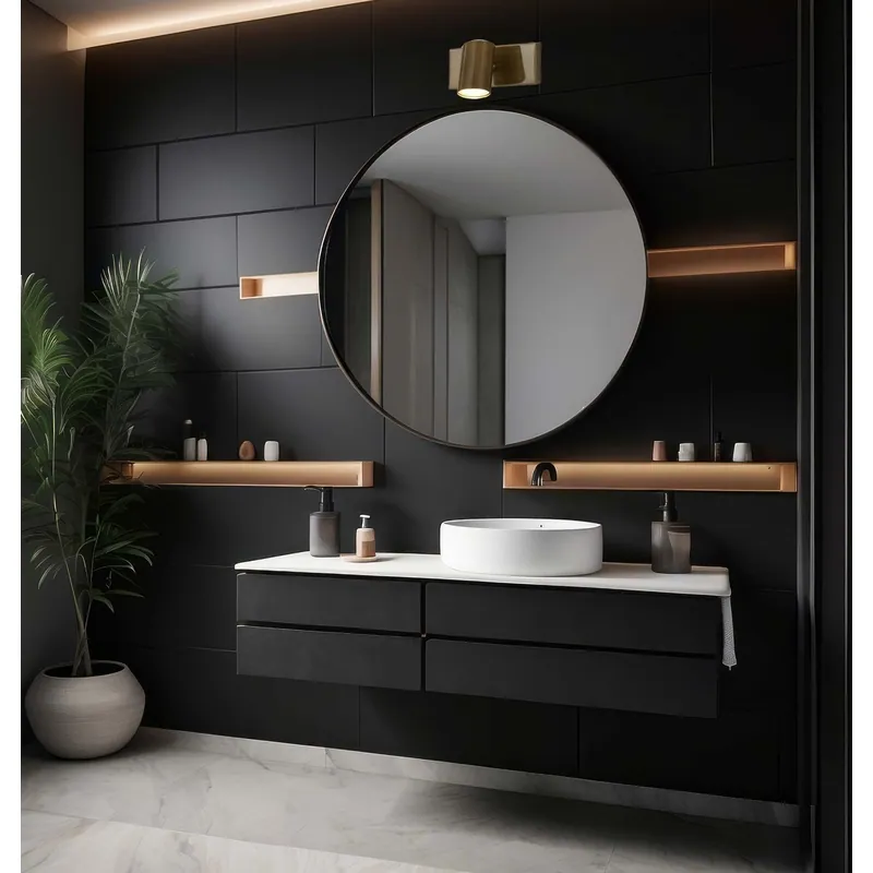 Golden Spotlight 3-Color LED Mirror Light