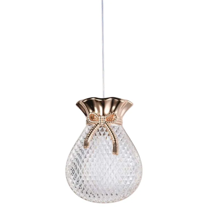Golden Treasure Pouch Pendant Light