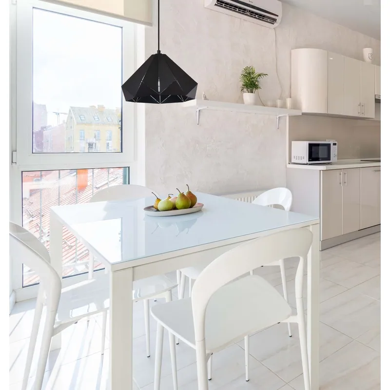 Graphite Fold Geometric Pendant Light
