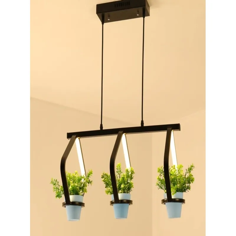 Green Oasis Linear Pendant Light