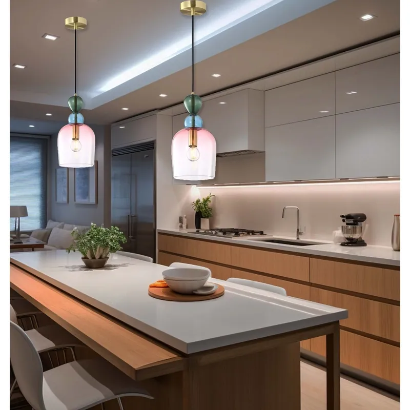 Jewel Bloom Bell Pendant Light