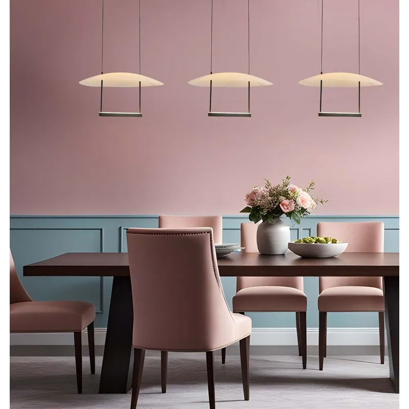 Lunar Halo Disc Pendant Light