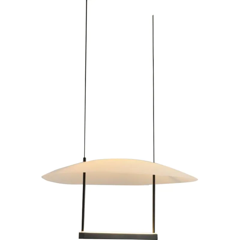 Lunar Halo Disc Pendant Light