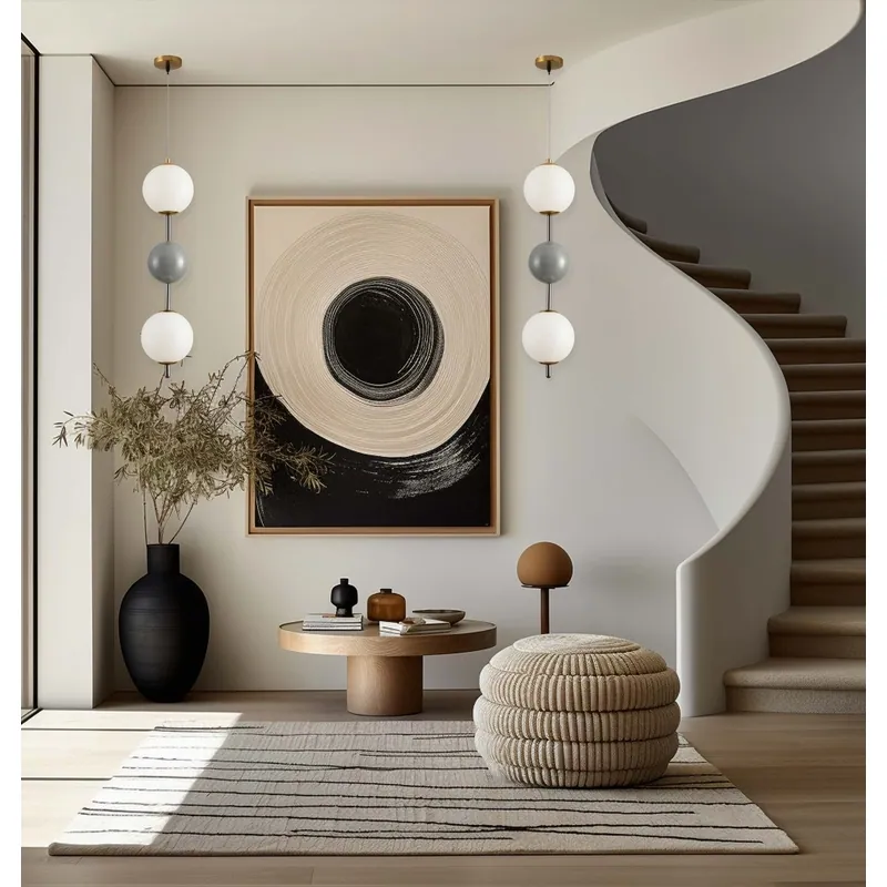 Lunar Harmony Stack Pendant Light