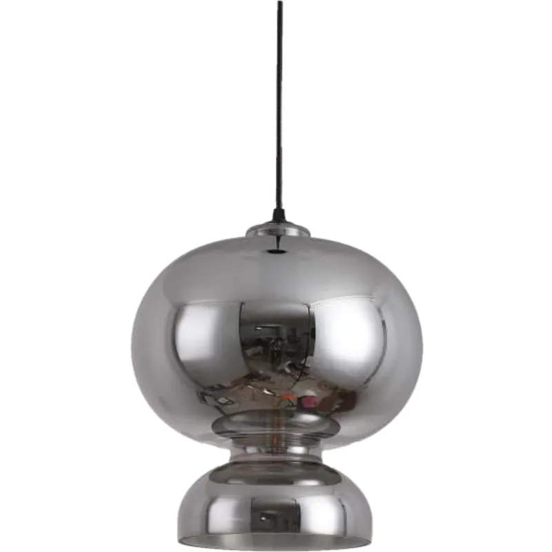 Lunar Mist Orb Glass Pendant Light