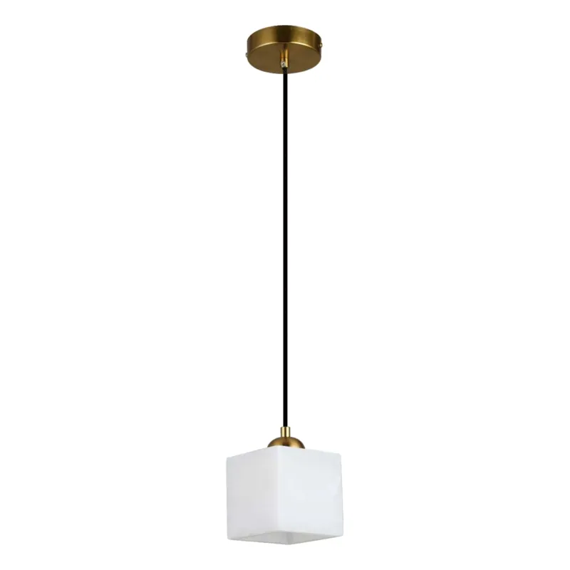 Marble Cube Modern Pendant Light