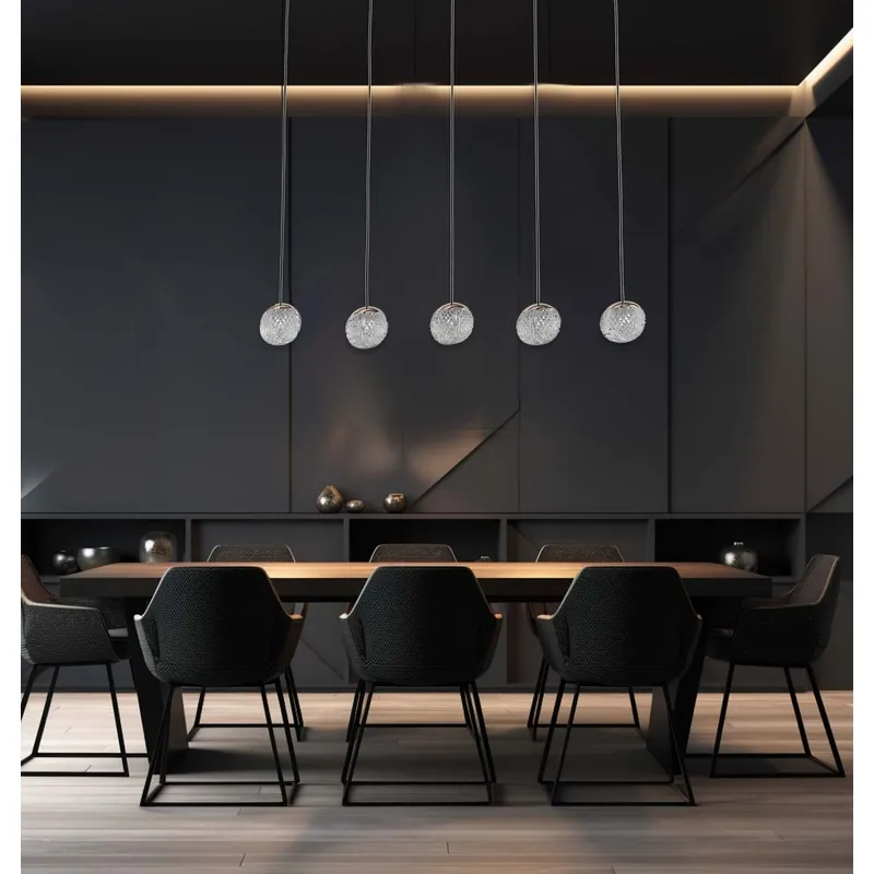 Midnight Galaxy Linear Pendant Light