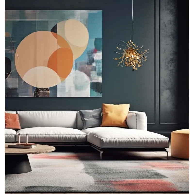 Midnight Horizon Mesh Pendant Light