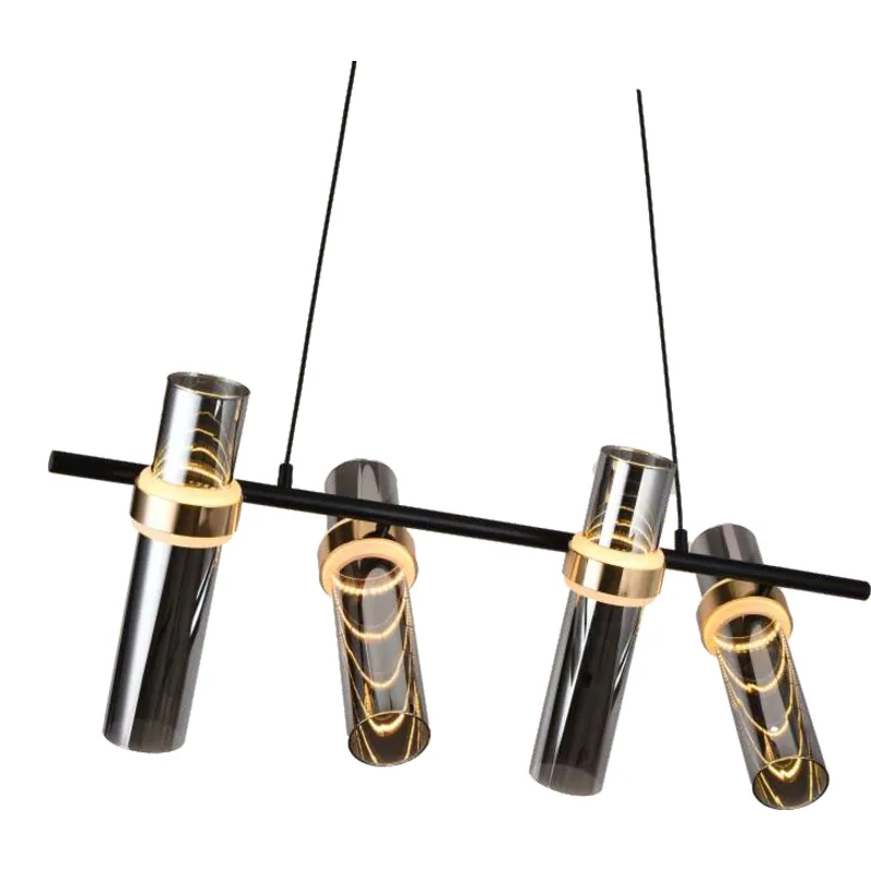 Midnight Horizon Rods Chandelier