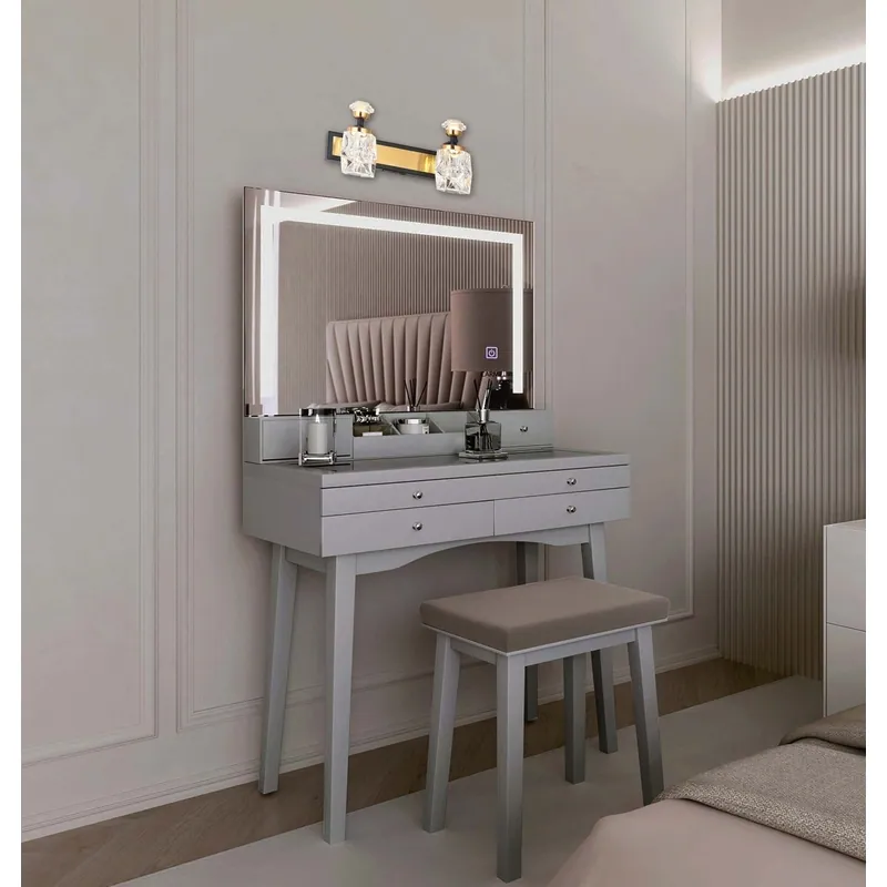 Midnight Spark Modern Mirror
