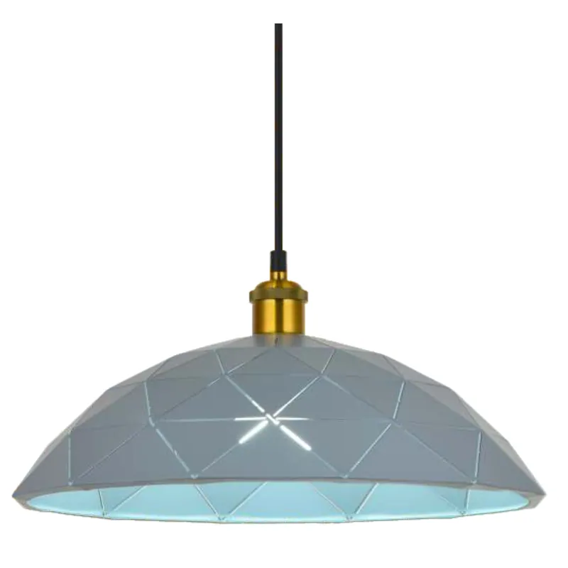 Moonlit Hexagon Geometric Pendant Light