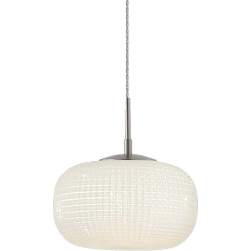 Moonlit Weave Orb Pendant Light