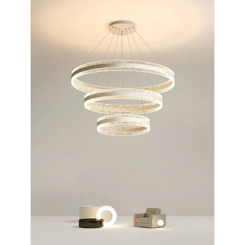 Multipe Ring Crystal Chandelier