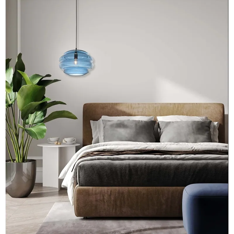 Ocean Ripple Orb Pendant Light