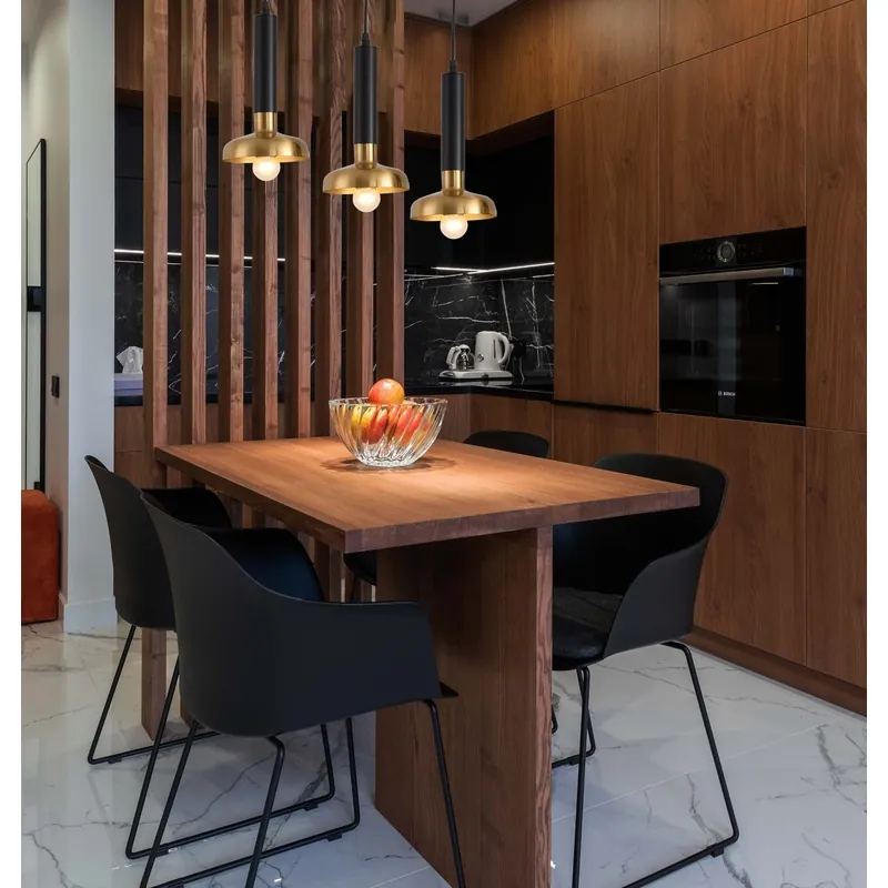Onyx Bell Trio Cluster Pendant Light