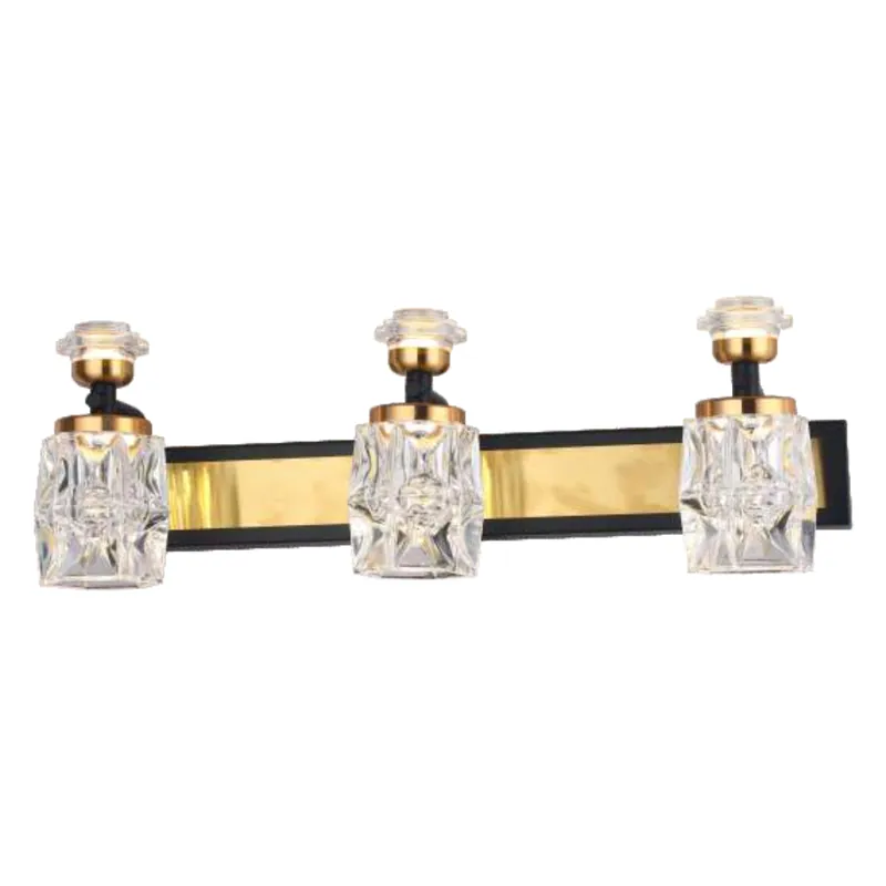 Onyx Sparkle Trio Modern LED Mirror Light