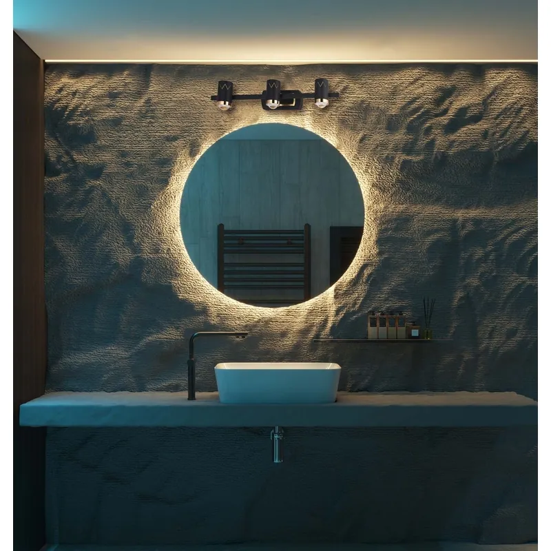 Onyx Spot Trio Modern LED Mirror Light
