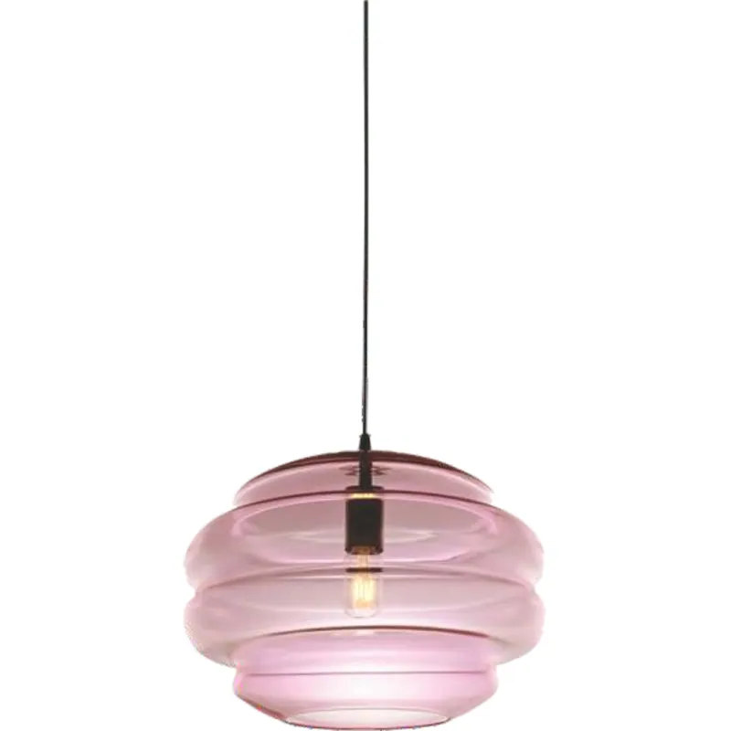 Pink Ripple Cloud Pendant Light