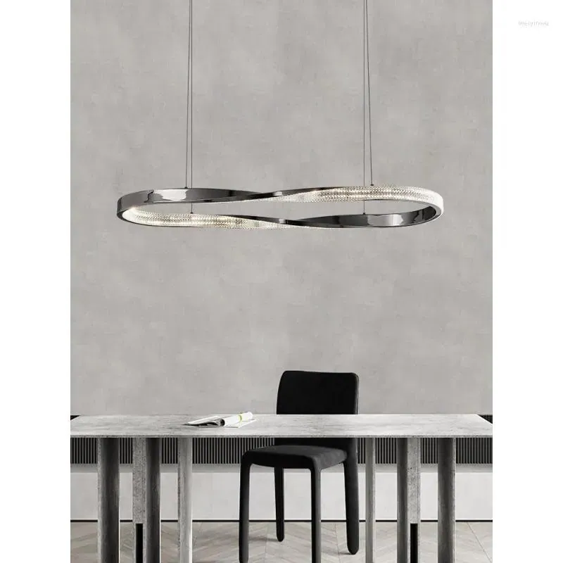 Riverbend Glow Linear Intertwined Pendant Light