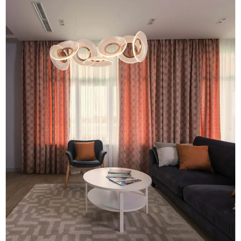Rose Bloom Cascade Linear LED Chandelier